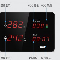 樂享 LX902 F款溫度濕度計表實驗室內LED顯示大屏儀器工業家用**壁掛式